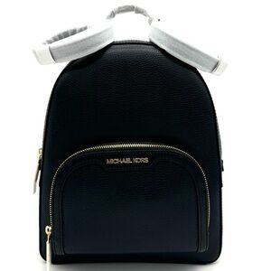 Michael Kors Medium Jaycee Backpack Black/Gold
